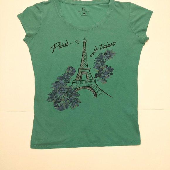 Turquoise NY&CO Paris Top (Size: X-Small) - Picture 8 of 9